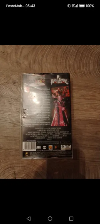 VHS Power Rangers il film