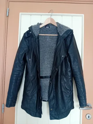 Giubbotto in pelle foderato