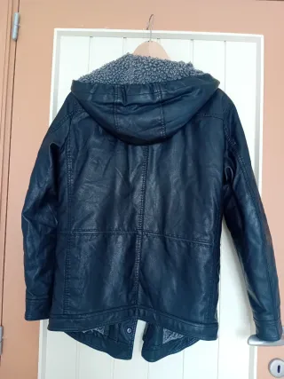 Giubbotto in pelle foderato