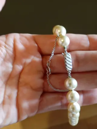 Collar Perlas autenticas de Mallorca  Blanco