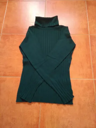 Jersey cuello alto verde - 1 uso