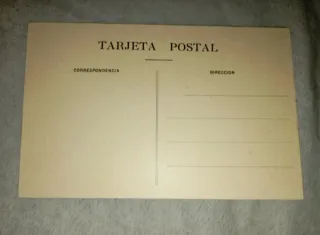PALENCIA PLAZA DE ABASTOS TARJETA POSTAL ANTIGUA
