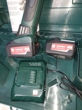 Amoladora Angular Metabo W 18 LTX 125 Quick