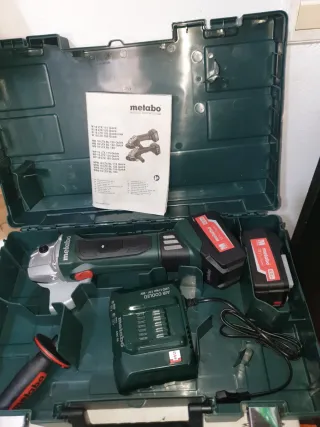 Amoladora Angular Metabo W 18 LTX 125 Quick