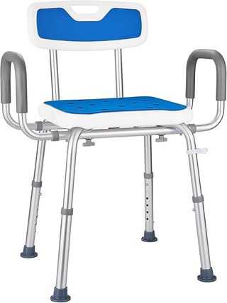 Modundry Silla Baño Regulable Reposabrazo Respaldo