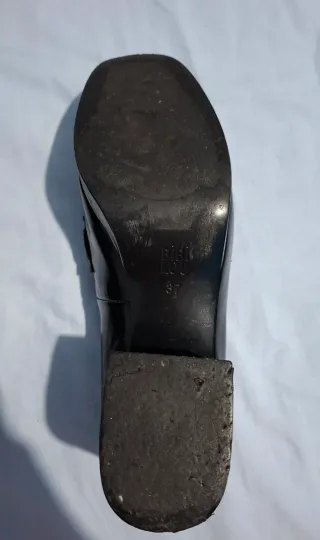 Mocasines Plataforma Bibi Lou Cuero Negro