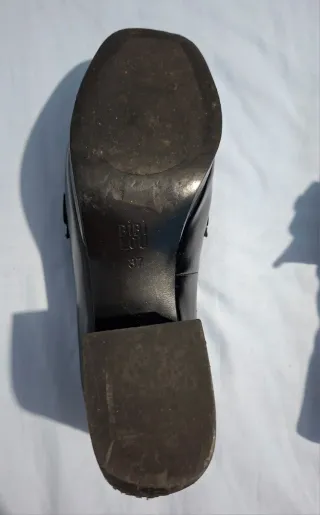 Mocasines Plataforma Bibi Lou Cuero Negro