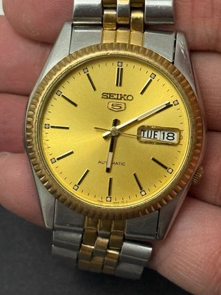 Reloj Seiko 5 Sports SNXJ92 Automático Vintage