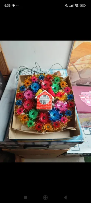 Luci Natale Casetta Sonora Cinguettio