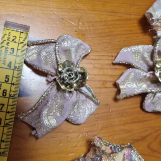 Lote adornos Navidad vintage años 60-70