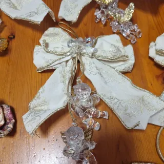 Lote adornos Navidad vintage años 60-70