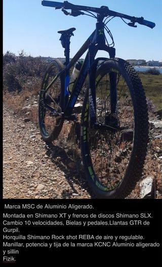 Bicicleta MSC Aluminio Aligerado