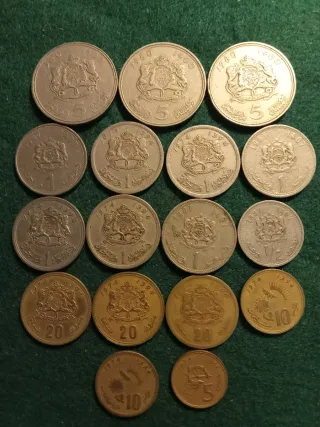 17 Monedas de Marruecos