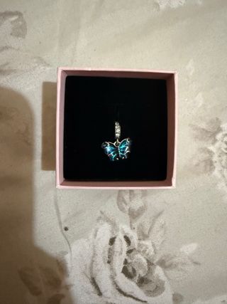 Charm Pandora Farfalla Blu Argento
