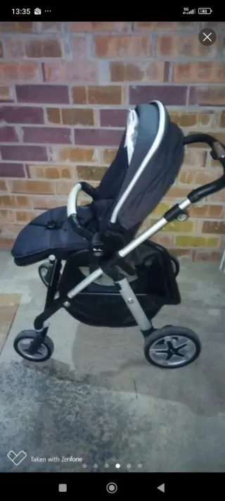 Carrito de bebé y capazo Silver Cross