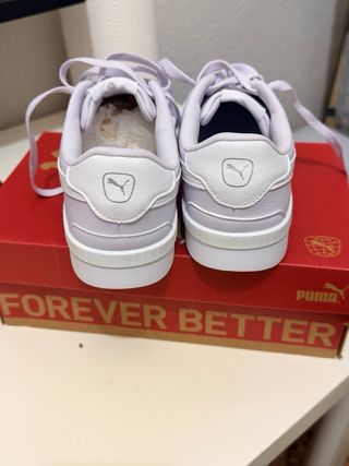 Zapatillas Puma Mujer Morado y Blanco