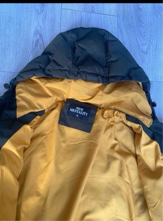 Piumino trapuntato New Mentaly verde/giallo