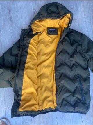 Piumino trapuntato New Mentaly verde/giallo