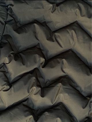 Piumino trapuntato New Mentaly verde/giallo