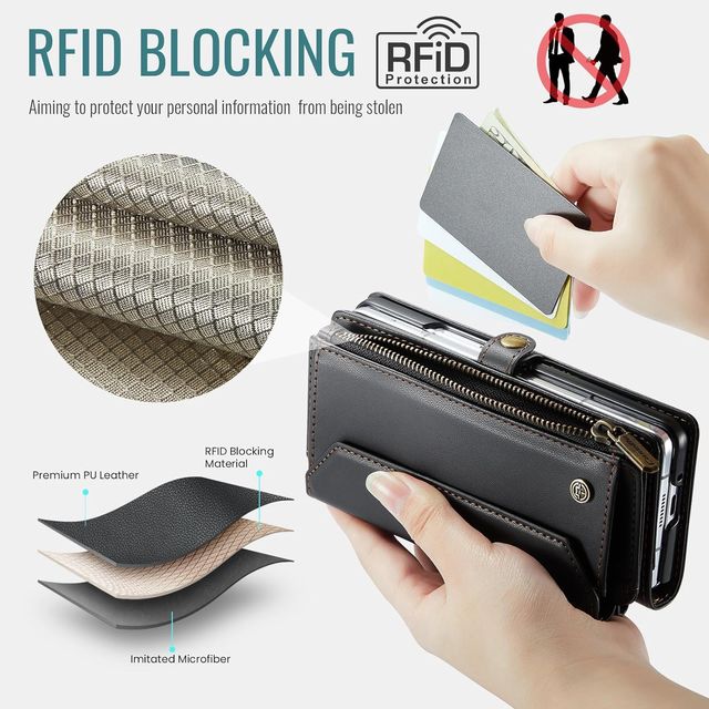 Mxinxiu Funda cartera para Samsung Galaxy Z Fold 7