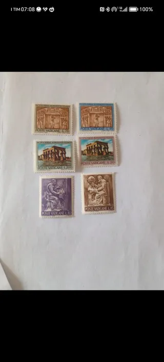 Francobolli Poste Vaticane 1960 Nuovi
