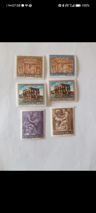 Francobolli Poste Vaticane 1960 Nuovi