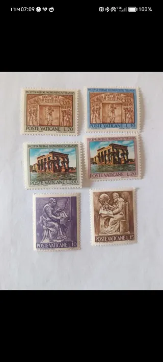 Francobolli Poste Vaticane 1960 Nuovi