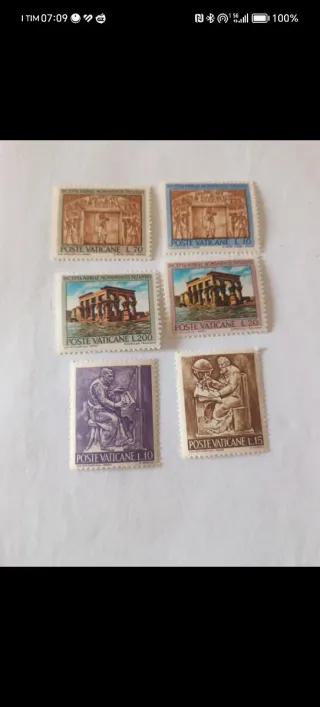 Francobolli Poste Vaticane 1960 Nuovi