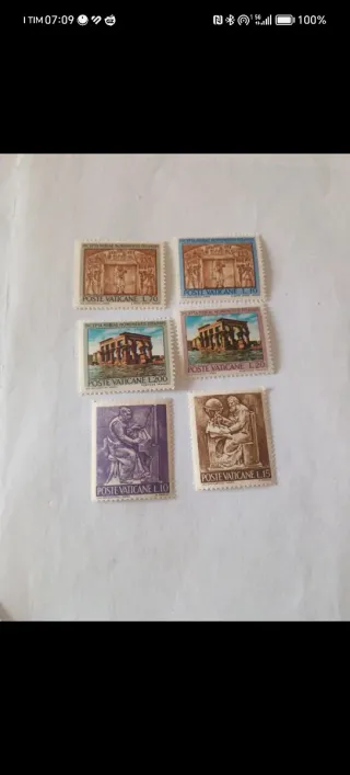 Francobolli Poste Vaticane 1960 Nuovi