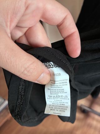 Top de malla negro manga larga