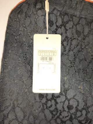 Falda de encaje negra Talla s