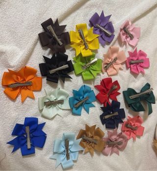 Lote de pinzas para el pelo de niña