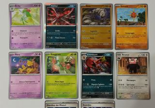 Carte Pokémon Kirlia, Yveltal, Onix, Solrock, Abra
