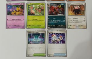 Carte Pokémon Kirlia, Yveltal, Onix, Solrock, Abra