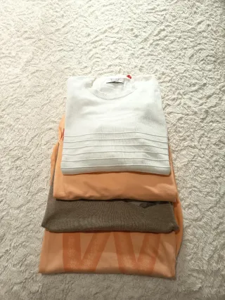 Pack 3 jerséis cuello redondo + sudadera