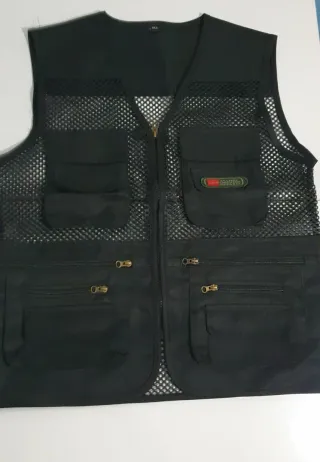 Chaleco de Malla Negro Talla XL