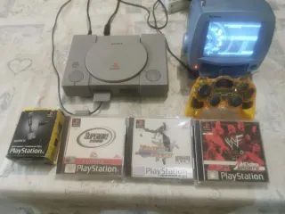 Consola PlayStation 1 gris