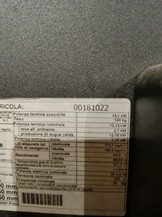 Hidroestufa de pellets