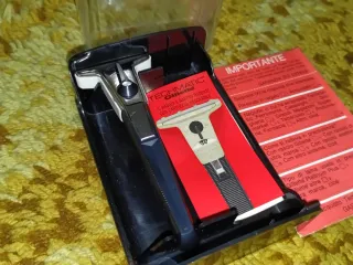 Rasoio Gillette Techmatic vintage collezione barba