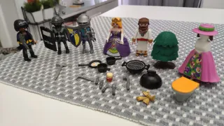 Muñecos Playmobil: Policía, Caballero, Rey, Prince