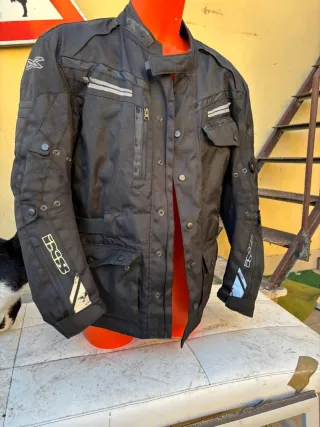 Giacche moto termica nera e guanti pioggia mis xl