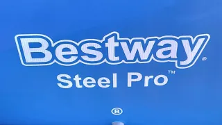 Piscina infantil azul y turquesa