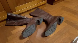 Botas altas mujer granate talla 41