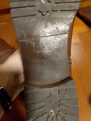 Botas altas mujer granate talla 41