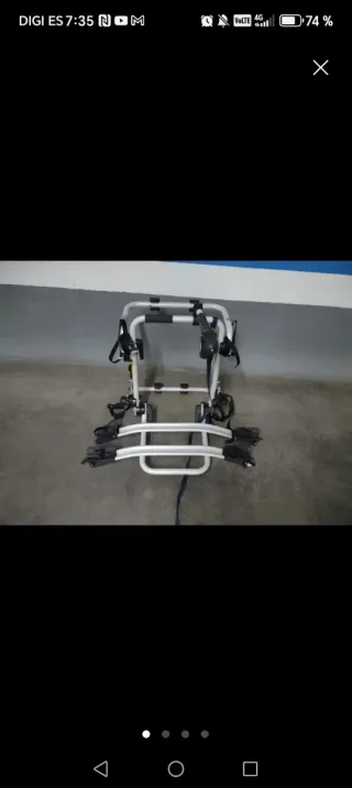 Portabicicletas 2 rodillos oferta