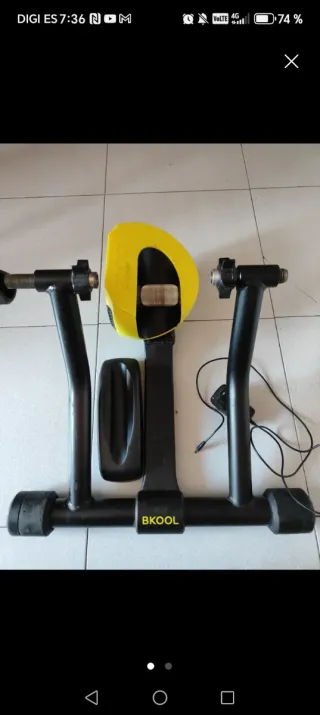 Portabicicletas 2 rodillos oferta