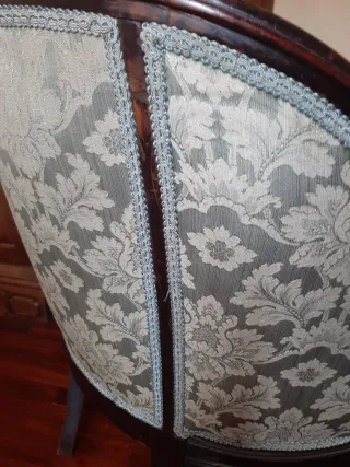 Coppia di Poltroncine a Pozzetto di Inizio '900