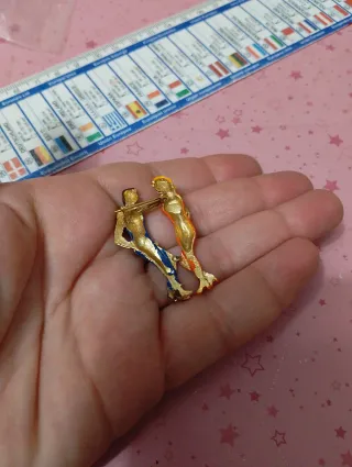 Spilla vintage anni 80 coppia ballo