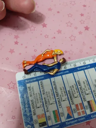 Spilla vintage anni 80 coppia ballo