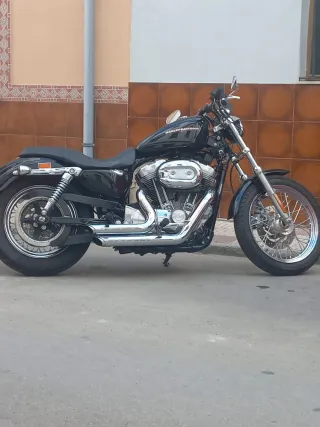 Harley Davidson Moto Negra